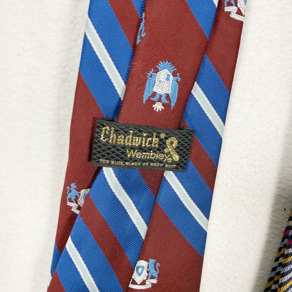 Vintage Designer Ties (Lot of 10 ) - Dior, Oscar, Chadwick, Bagutta, Talbott - Picture 8 of 16